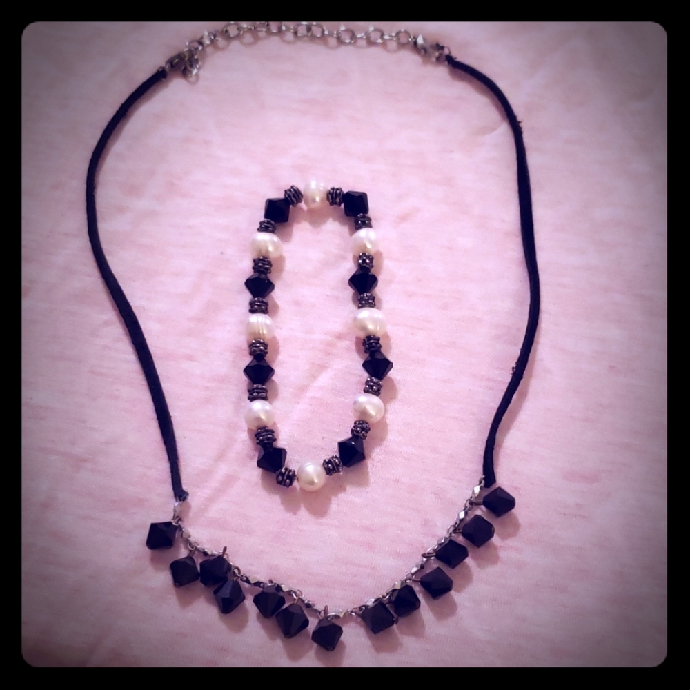 Black dew drop set